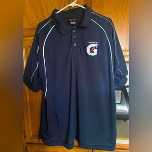 Men’s Aramark Navy 2X Flex Fit Reflective Gatorade Polo